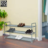 3 Tier Fabric SHOE Stand Storage Organiser RACK Lightweight Compact Space Save