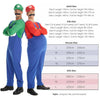 Super Mario Bros Unisex Adult & Kids Cosplay Fancy Dress Outfit Costume