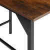 Dining table, bar table metal frame, rectangular industrial design