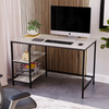 Industrial Computer Desk PC Laptop Table 2 Shelf Home Office Study Workstation