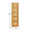 Oxford 2 3 4 5 Tier Bookcase Cube Storage Shelf Display Wood Furniture Unit