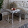 Nest of Tables High Gloss Set of 3 Nesting Coffee Side End Table Furniture