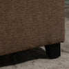Tufted Ottoman Linen-Touch Fabric Upholstered Footstool Footrest Coffee Table