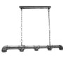 Vintage Industrial Ceiling Pendant Light Steampunk Pipe 5Way Hanging Retro Lamp
