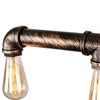 Vintage Industrial Ceiling Pendant Light Steampunk Pipe 5Way Hanging Retro Lamp
