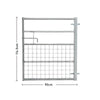 Galvanised Metal Field Farm Equestrian Entrance Security Gate Fence Cross Bar