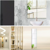 6x 30cm Mirror Tile Wall Sticker Square Self Adhesive Room Decor Stick On