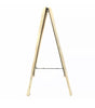 Teak Chalkboard Easel Sandwich Board - Free Standing Pavement Display Sign