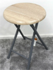 New Folding Compact Wooden Stool Seat Chair Breakfast Bar Seating Home Office