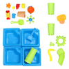 SAND & WATER 4 SECTION TABLE BUCKET SPADE KIDS OUTDOOR GARDEN SANDPIT SET UK