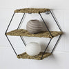 Geometric Woven Rope Wall Hanging Shelves Decorative Floating Shelf Storage Unit