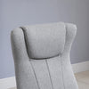 Recliner and Ottoman with 135° Adjustable Backrest Footstool for Home Office