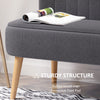 Modern Double Seat Sofa w/ Wood Frame Foam Padding High Back Comfortable