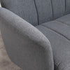 Recliner and Ottoman with 135° Adjustable Backrest Footstool for Home Office