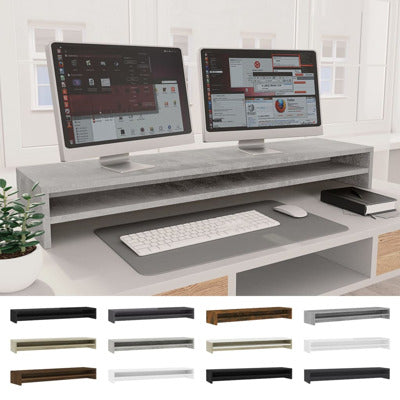 Monitor Stand Chipboard Screen Display Computer Laptop Multi Colours vidaXL