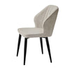 2X Retro Brown/ Grey Dining Chairs Faux Leather Kitchen Dining Room Metal Leg