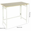 Folding Simple Computer Desk Laptop PC Home Office Study Table - Steel & MDF