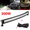 300W Car FLOOD SPOT CURVED LED LIGHT BAR DRIVING OFFROAD LAMP 52 INCH SUV UK