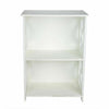 2Tier White Side End Table Nightstand Furniture Living Room Bedroom Storage Unit