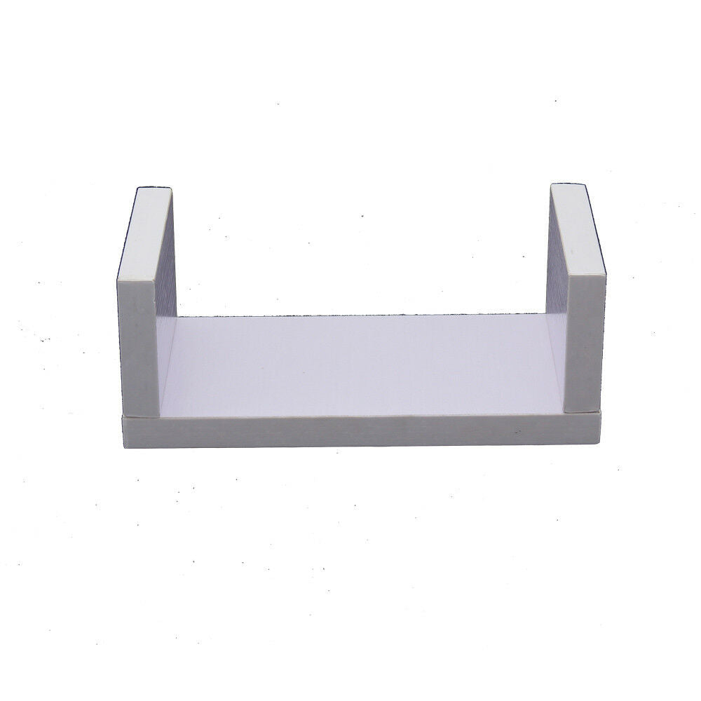 Set of 3 U Shape Floating Wall Shelves Storage Display Shelf Wooden Home Décor