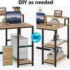 Corner Computer Desk PC Laptop Table Home Office Study Workstation w/ Shelves