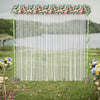 Romantic Wedding Arch Party Backdrop Stand Elegant White Metal Frame Flower Rack