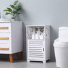 Waterproof White PVC Bathroom Cabinet Shelf Bathroom Storage Unit New