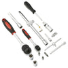 108 X Drive Socket Set 1/2'' 1/4'' Ratchet Screwdriver Tool Kit Spanner Handle
