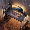 140cm Computer Desk w/ Hutch PC Laptop for Workstation Home Office Writing Table