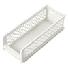 2 Tiers Bathroom Kitchen Storage Basket Shelf Stand with Slide Drawer Organizer