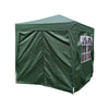 2x2m Green Pop Up Gazebo Marquee Garden Awning Party Tent Canopy with 4 Sides