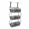Hanging Storage Basket Rack Over Door Tidy Kitchen Bathroom Space Saving Bin