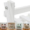2 Tier Flower Plant Pot Stand Folding Display Ladder Shelf Garden Storage Rack