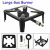 Large LPG Gas Burner Cooker Cast Iron Boiling Ring Camping Catering Restaurant