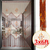 6 Types Wooden Bamboo Beaded Curtain Door Fly Screen Porch Bedroom Living