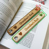 Personalised Wooden Bookmark Birthday  Teachers Gift Mum Dad Gifts.