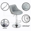2 PCS Adjustable PU Leather Gas Lift Faux Kitchen Chair Breakfast Bar Stool