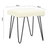 Linen/Velvet Footstool Rest Stool Chair Seat Kid Children Dressing Table Nursery