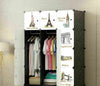 12 Cube Plastic Wardrobe Cupboard Closet Cabinet Organiser Storage Furniture Set