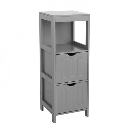 MDF Slimline Freestanding Bedroom Bathroom Hallway Tall Cupboard Storage Unit