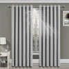 Blackout Eyelet Curtains Black Out Thermal Ring Top Ready Made Curtain Pair UK
