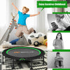 Kids Mini Trampoline Folding Fitness Rebounder Children Exercise Bouncer 80KG
