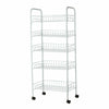 2-5 Tier Metal Vegetable Fruit Rack Stand Storage Holder Kitchen Corner Shelf