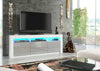 TV Unit 160cm Modern Cabinet Stand Sideboard High Gloss/Matt Doors With Free LED
