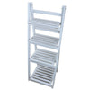 4 Tier White Ladder Shelving Unit Display Stand Book Shelf Wall Rack Storage