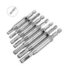 7x Self Centering Lock Hinge Drill Bit Set Hardware Drawer Pilot Hole Guides UK