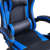 Blue Executive Racing Swivel Gaming Office Chair Faux Leather Gamer Desk Chair