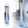 145cm Aluminium Metal Bright White LED Spiral Lounge Floor Light Lamp
