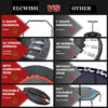 40'' Foldable Fitness Trampoline Rebounder Mini Exercise Gym Handle Indoor Sport
