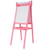 2in1 Children Kids Magnetic Wood Blackboard Whiteboard Easel Paint Drawing Board